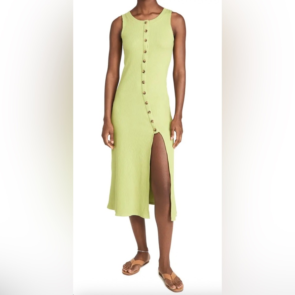 Line & Dot knit button front dress